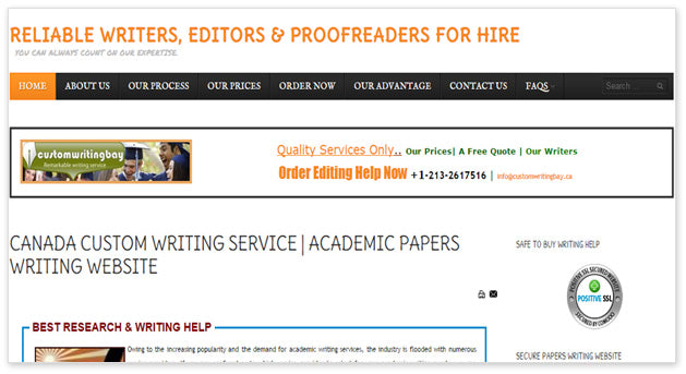 Client Website: - https://www.customwritingbay.ca/