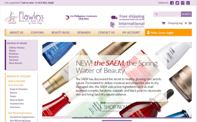 Client Website: - https://www.flawlessbeautyandskin.com/